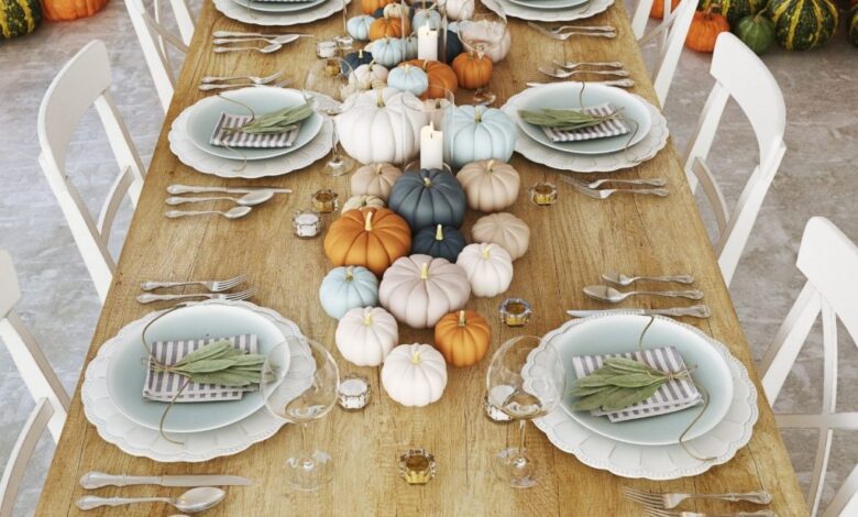 5 ways to fill your thanksgiving table with color