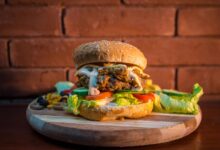 Hearty burgers with up to 38 grams of protein