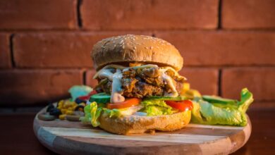 Hearty burgers with up to 38 grams of protein