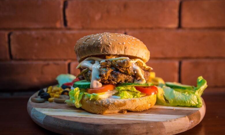 Hearty burgers with up to 38 grams of protein