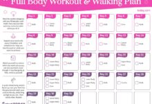 7 day walking plan