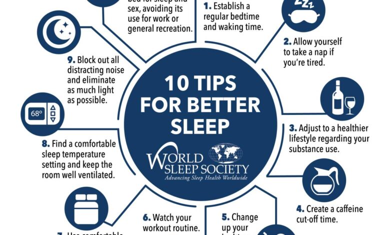 Bedtime tips to improve sleep