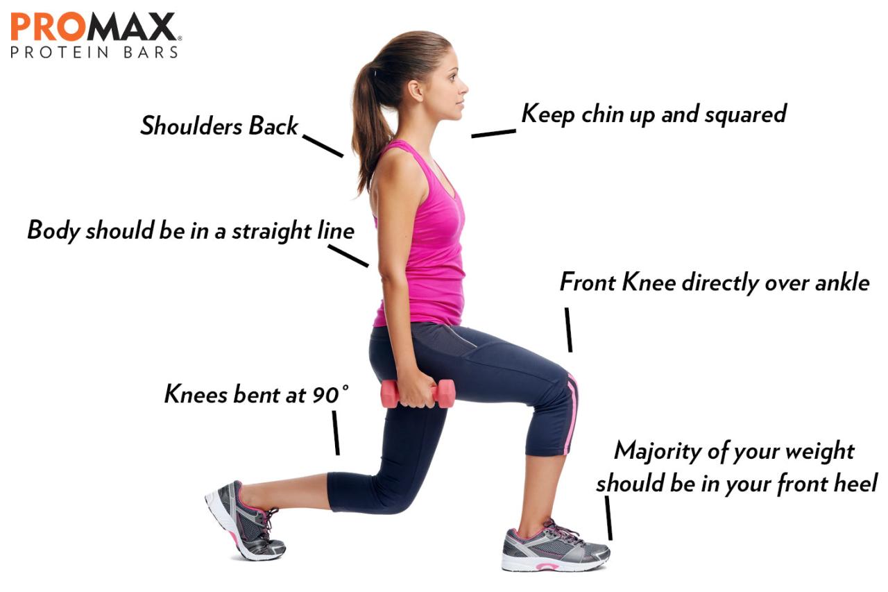 5 rules for better lunges