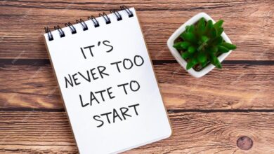Never too late get moving