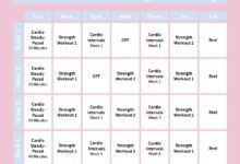 4 week fitness plan increase strength day 2