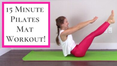 20 minute at home pilates workout for all levels