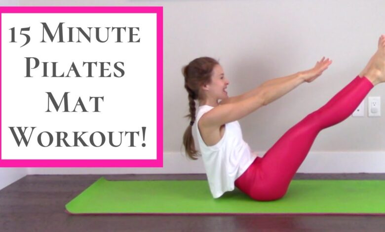 20 minute at home pilates workout for all levels