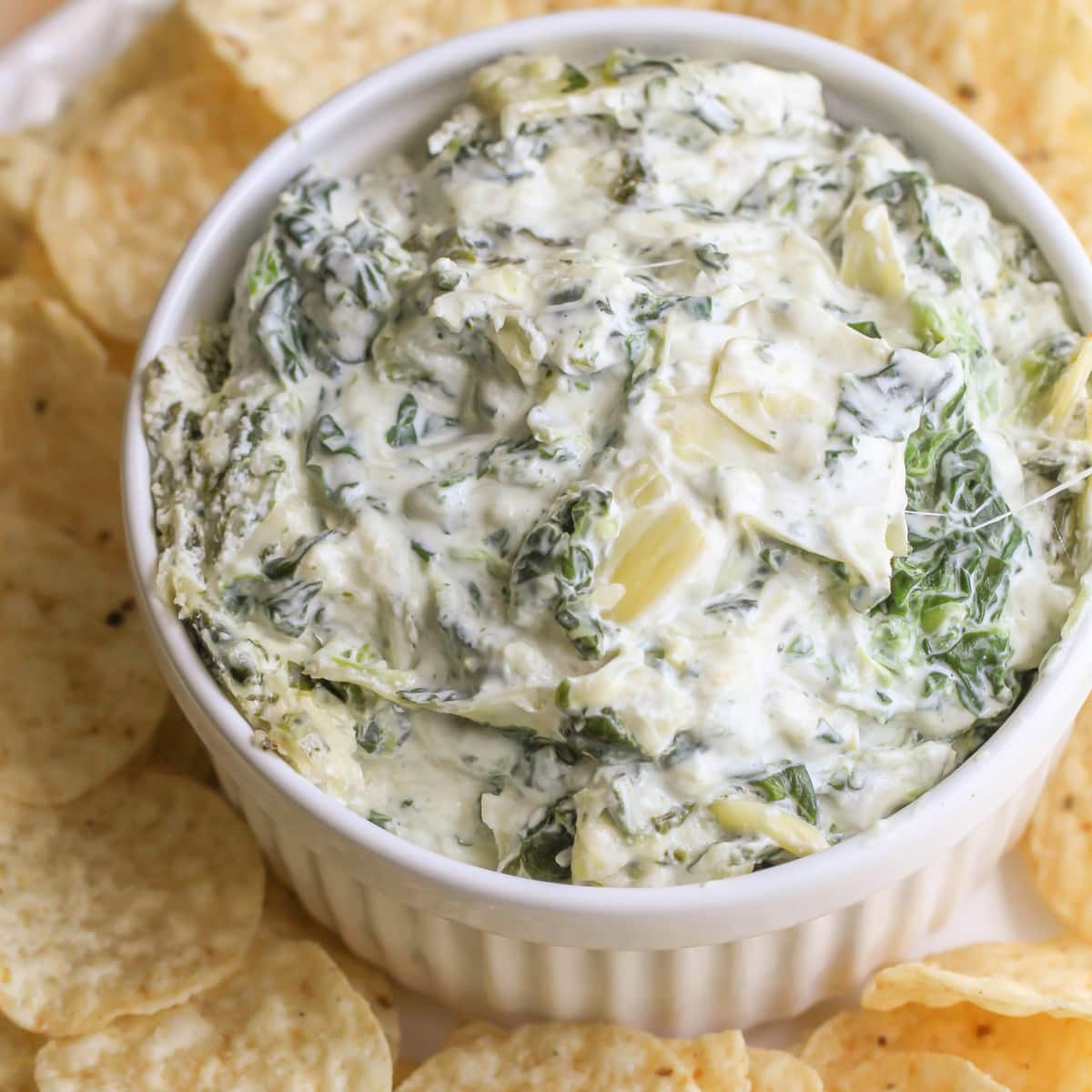 Holiday recipe remix spinach goatichoke dip