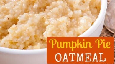 Pumpkin pie oatmeal