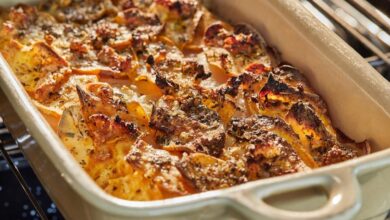 Lower sugar sweet potato casserole