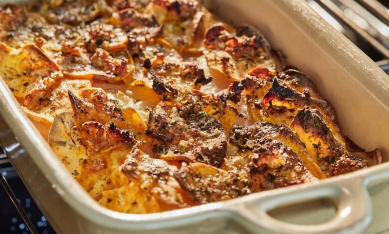 Lower sugar sweet potato casserole