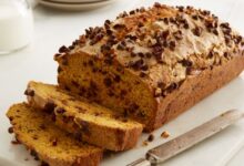 Chocolate chip pumpkin bread