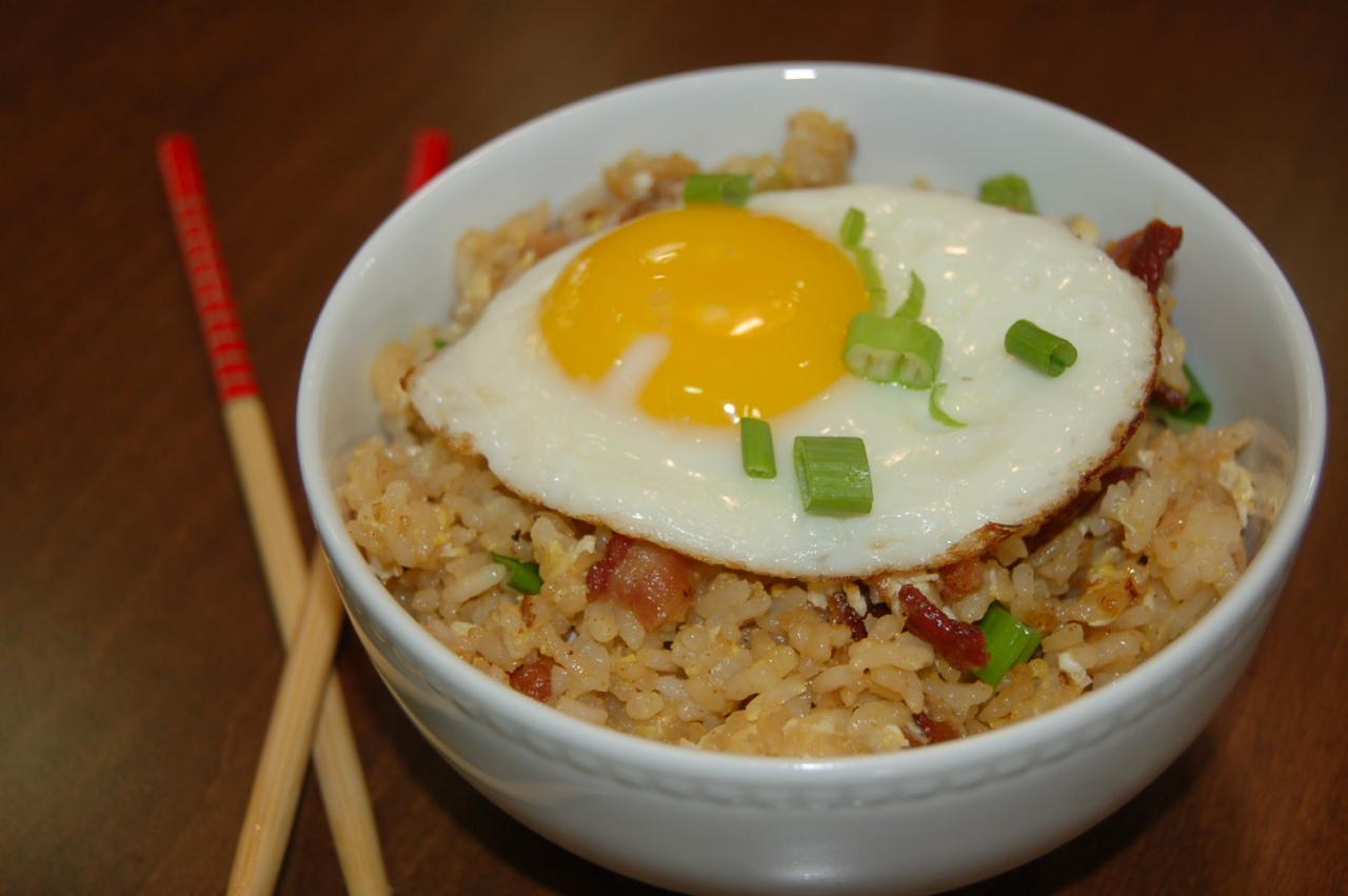 Breakfast fried rice