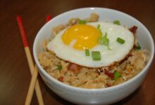 Breakfast fried rice