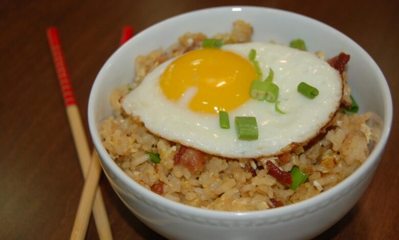 Breakfast fried rice