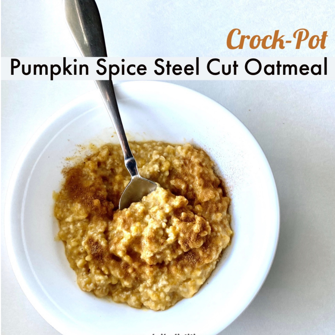 Slow cooker pumpkin spice oats