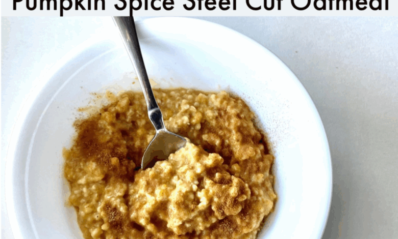 Slow cooker pumpkin spice oats