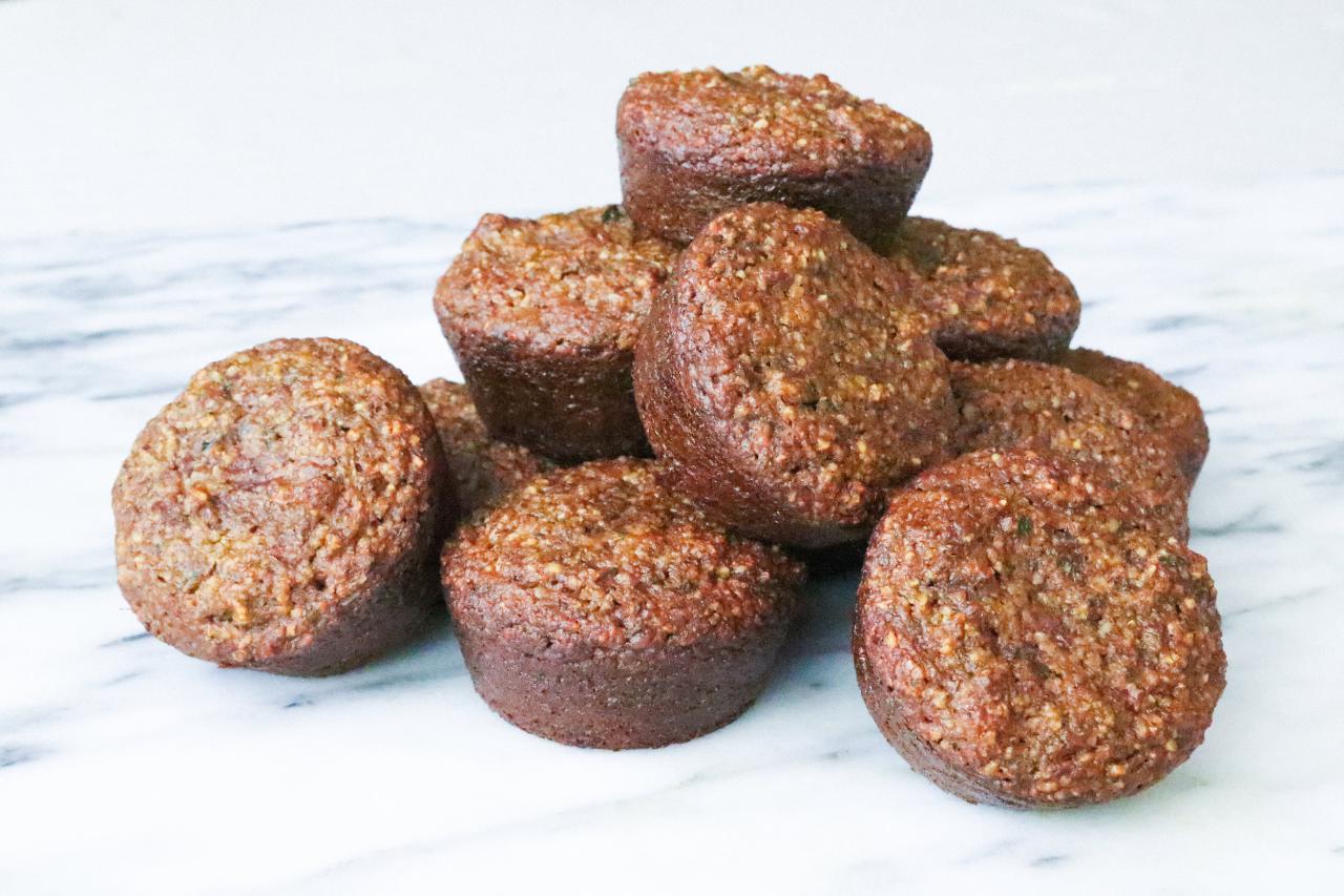 Gluten free almond butter zucchini muffins 2