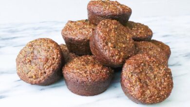 Gluten free almond butter zucchini muffins 2