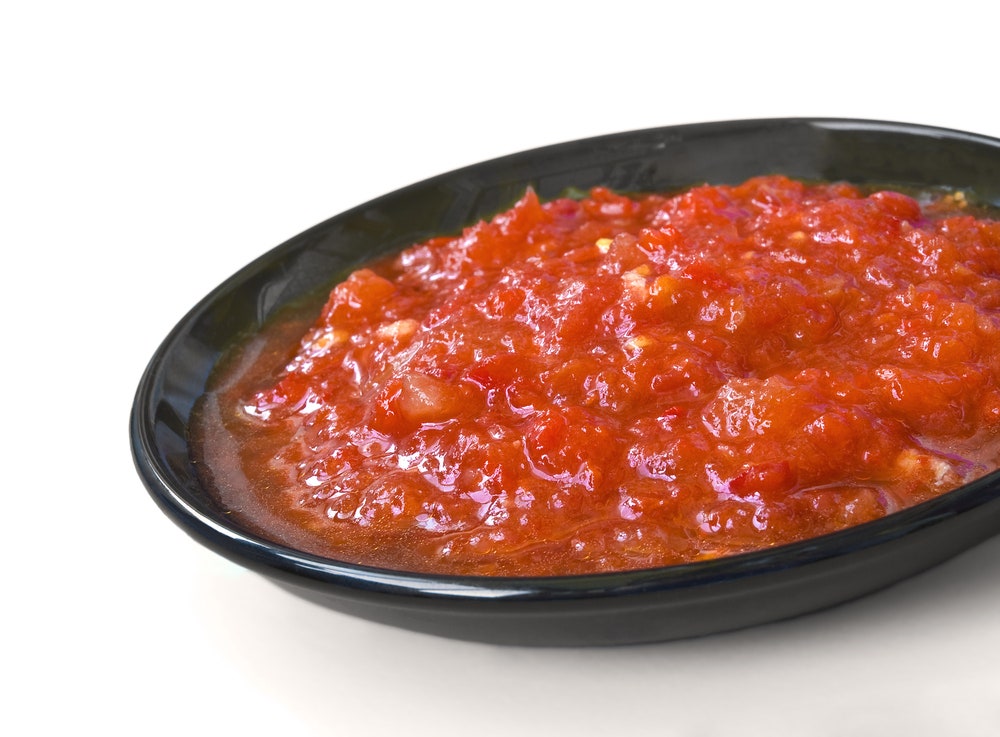 20 minute egg spicy tomato sauce