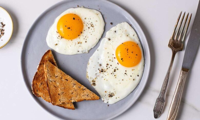Avocado toast sunny side egg recipe