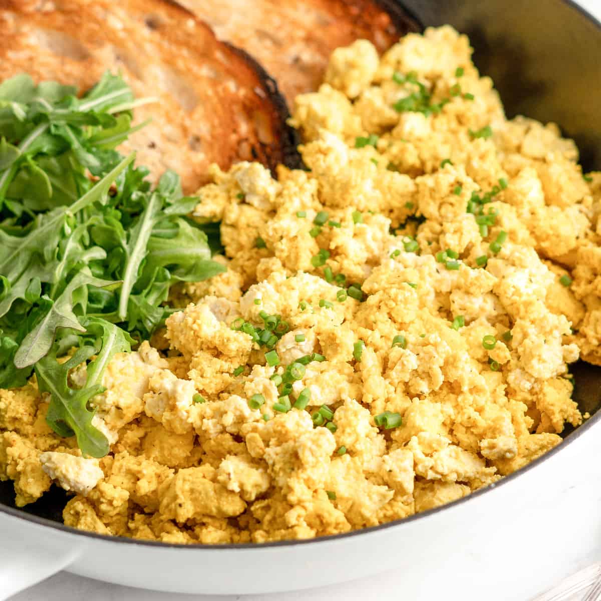 Golden tofu scramble recipe