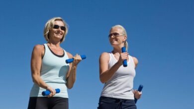 Walking with weight tips