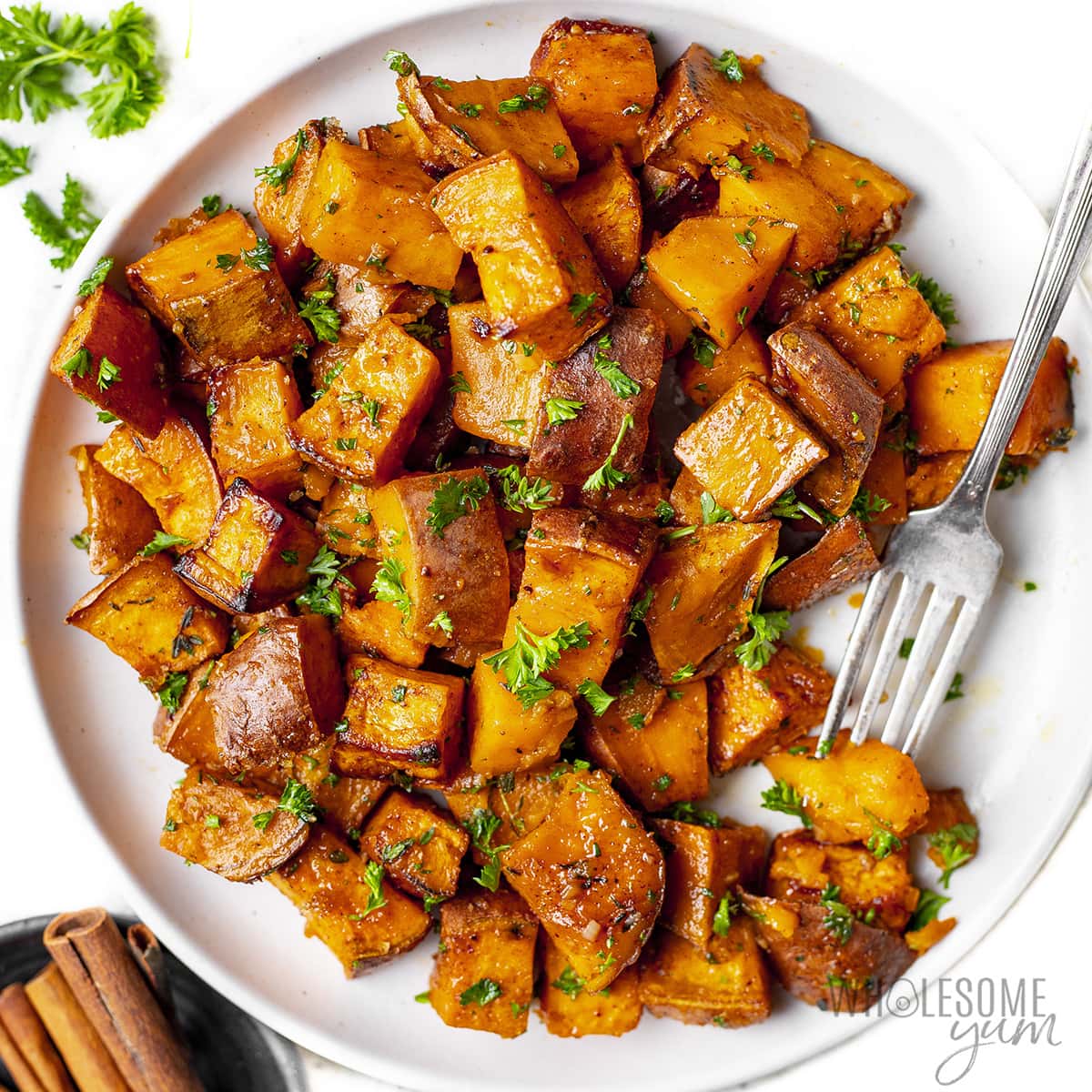 Roasted sweet potatoes poached eggs bell pepper salsa recipe