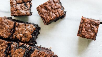 Fudgy black bean brownies