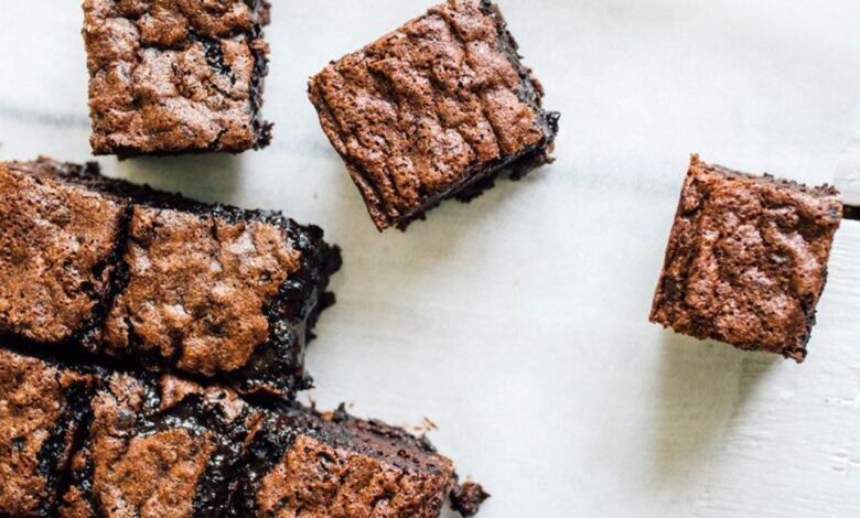 Fudgy black bean brownies