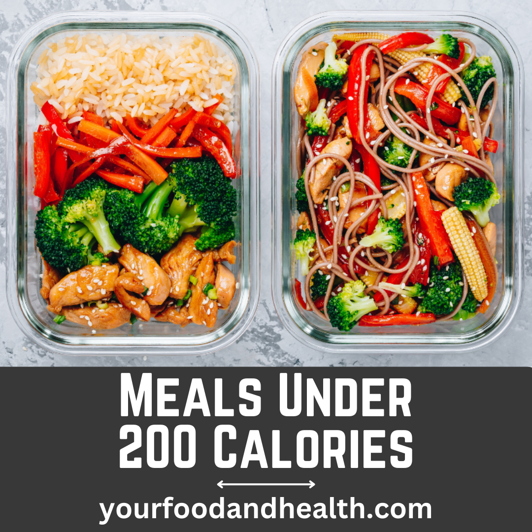 Meals two under calories