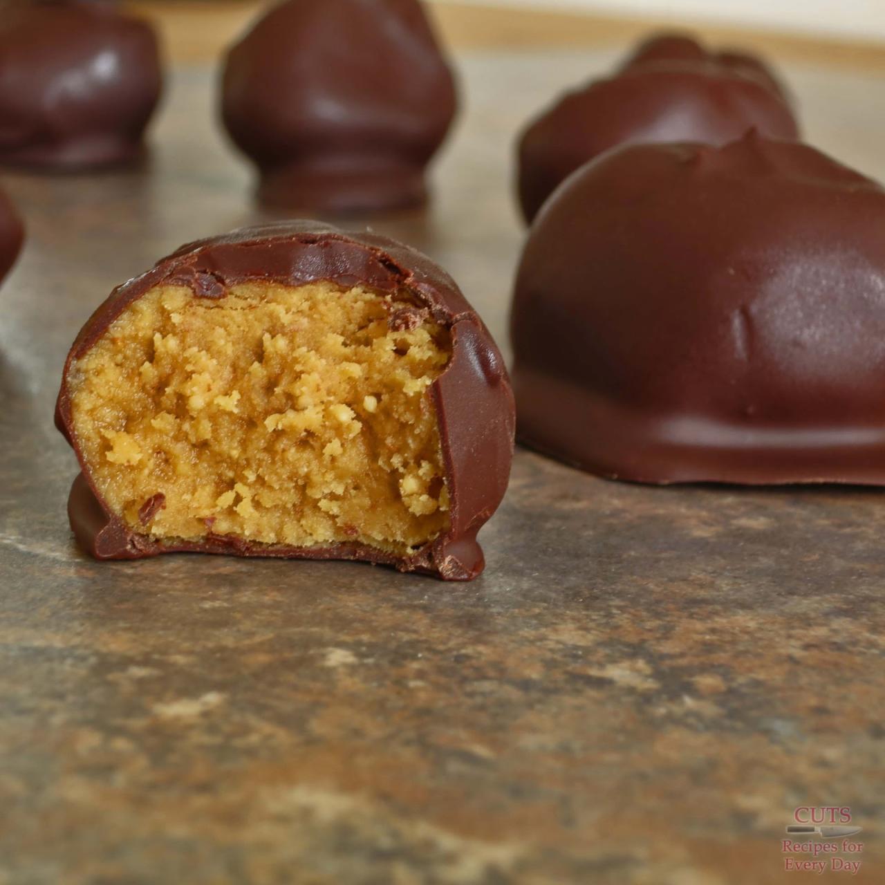 Butter peanut bites chocolate vices other Chocolate peanut butter bites