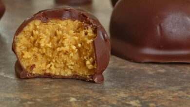 Chocolate peanut butter bites