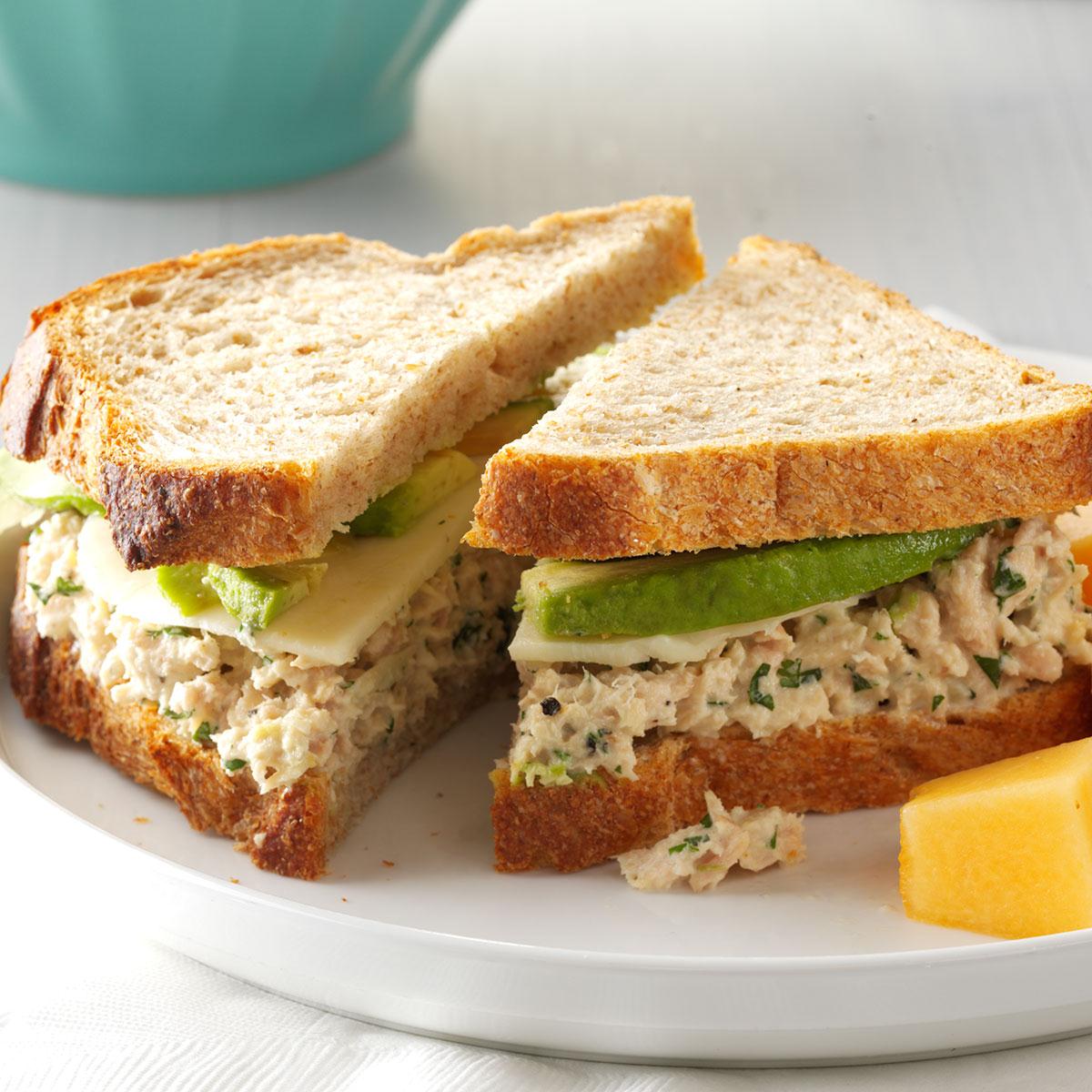 Tuna avocado egg salad