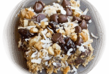 Soft baked oatmeal chocolate bars