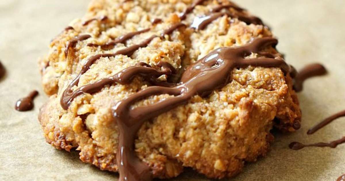 Peanut butter oatmeal breakfast cookie