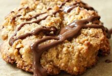 Peanut butter oatmeal breakfast cookie