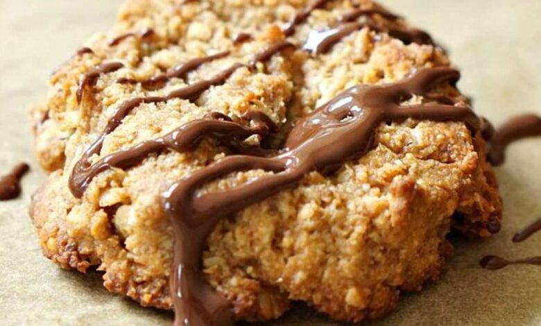 Peanut butter oatmeal breakfast cookie