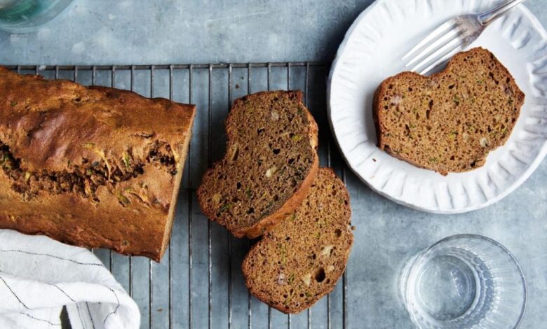 Whole wheat zucchini banana bread