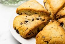 Almond flour cocoa scones