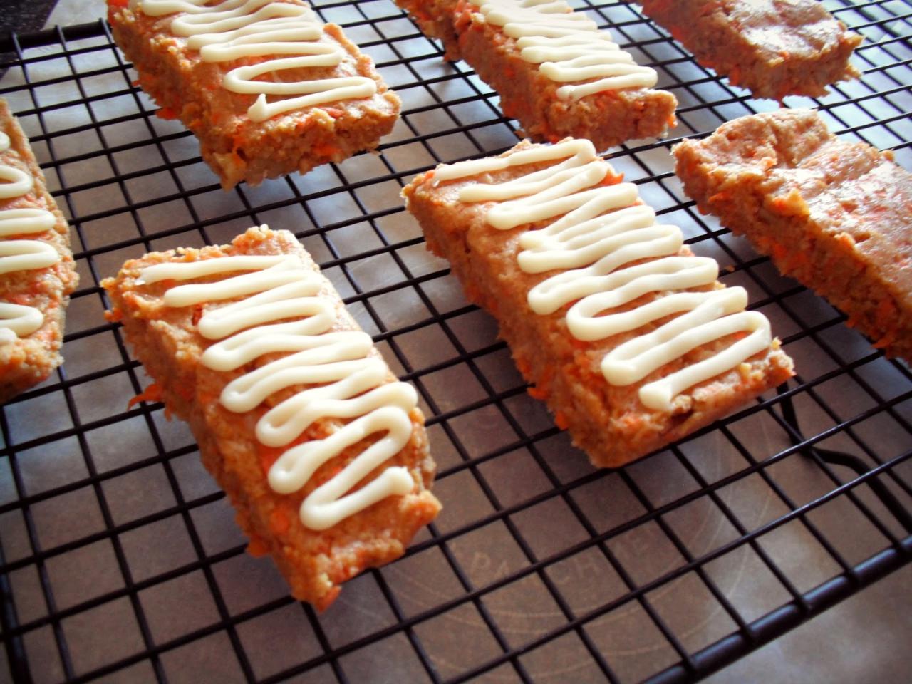 Cake protein bake carrot bars vegan