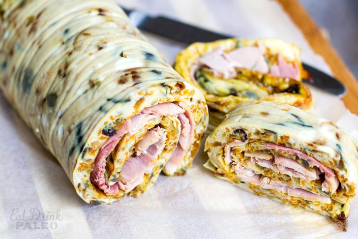 Sheet pan omelet roll ups