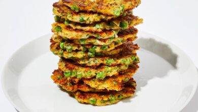 Green pea pecorino frittata