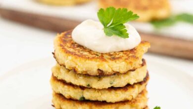 Cauliflower and greens frittata