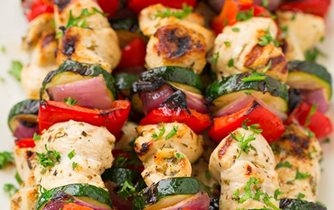 12 low carb kebabs 300 calories