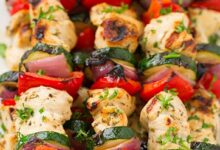 12 low carb kebabs 300 calories