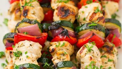 12 low carb kebabs 300 calories