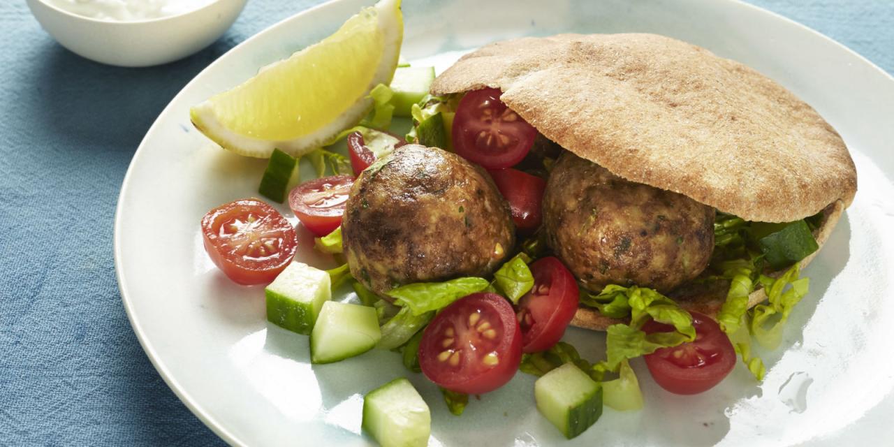 Mediterranean chicken meatballs