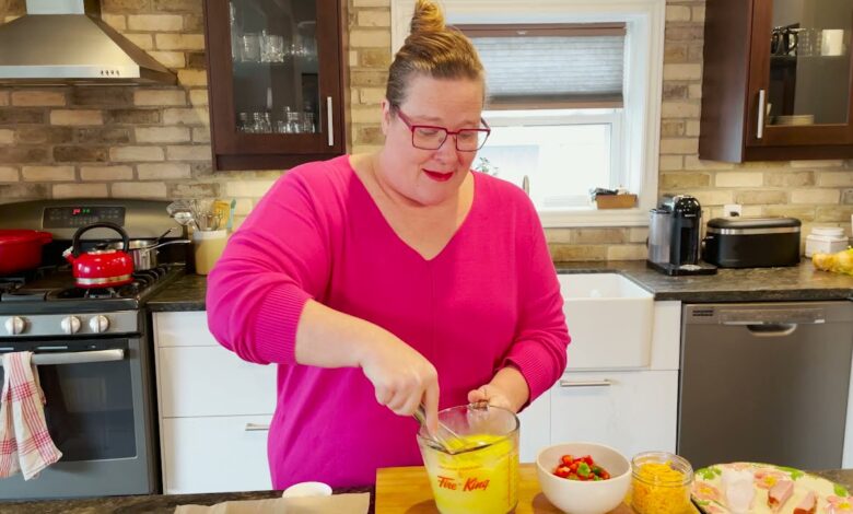 Sheet pan omelet roll ups