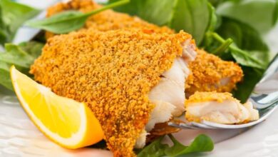 Halibut with lemon herb white beans